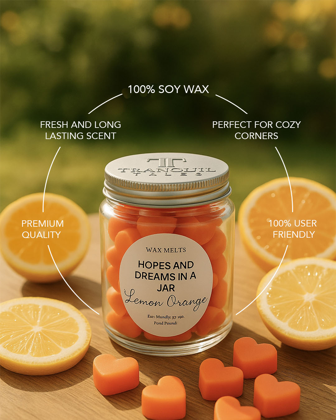 Zesty Hearts Wax Melts